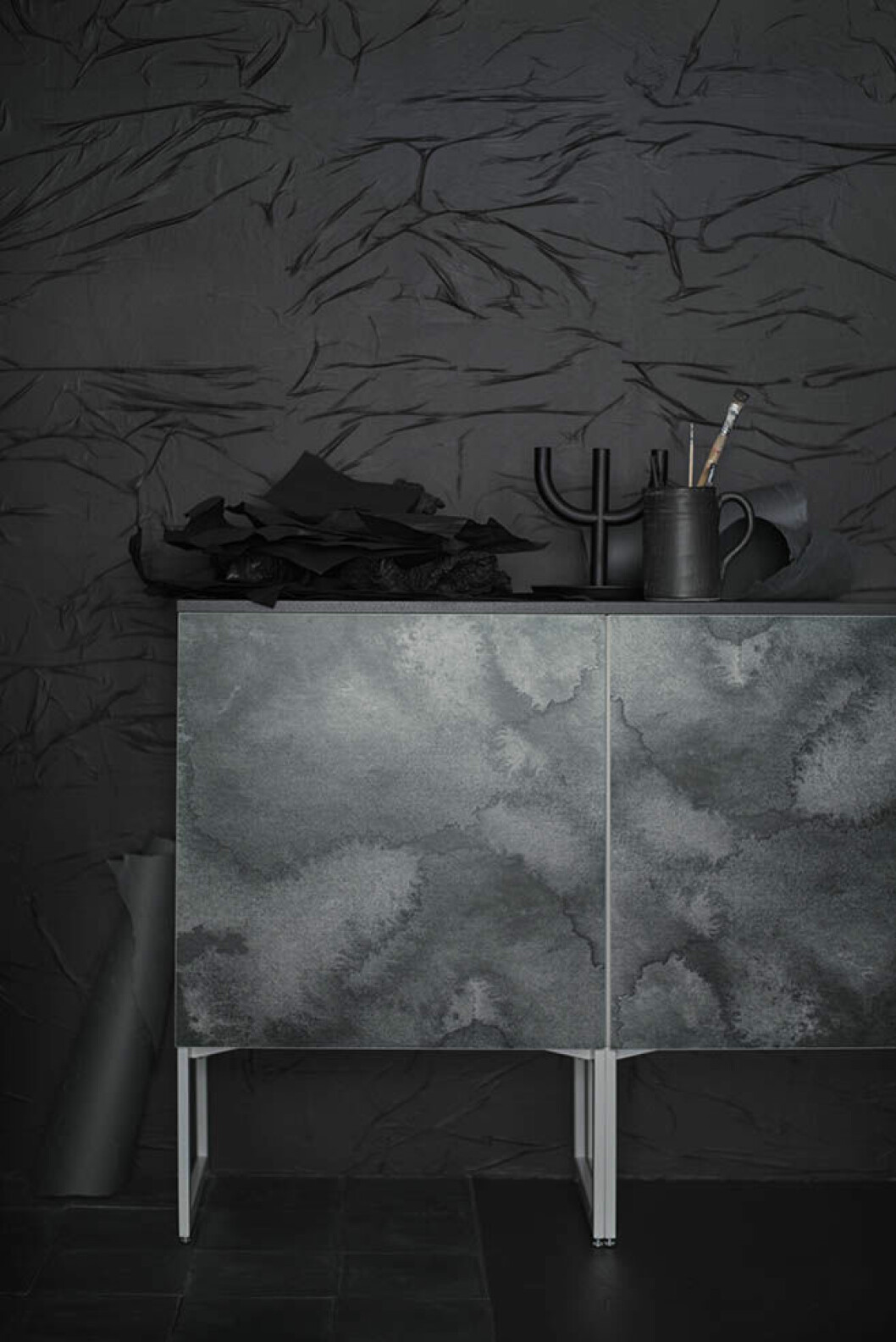 Designer: Martin Bergström Foto: Ikea 01. IKEA_KALVIA_dorrar_staende