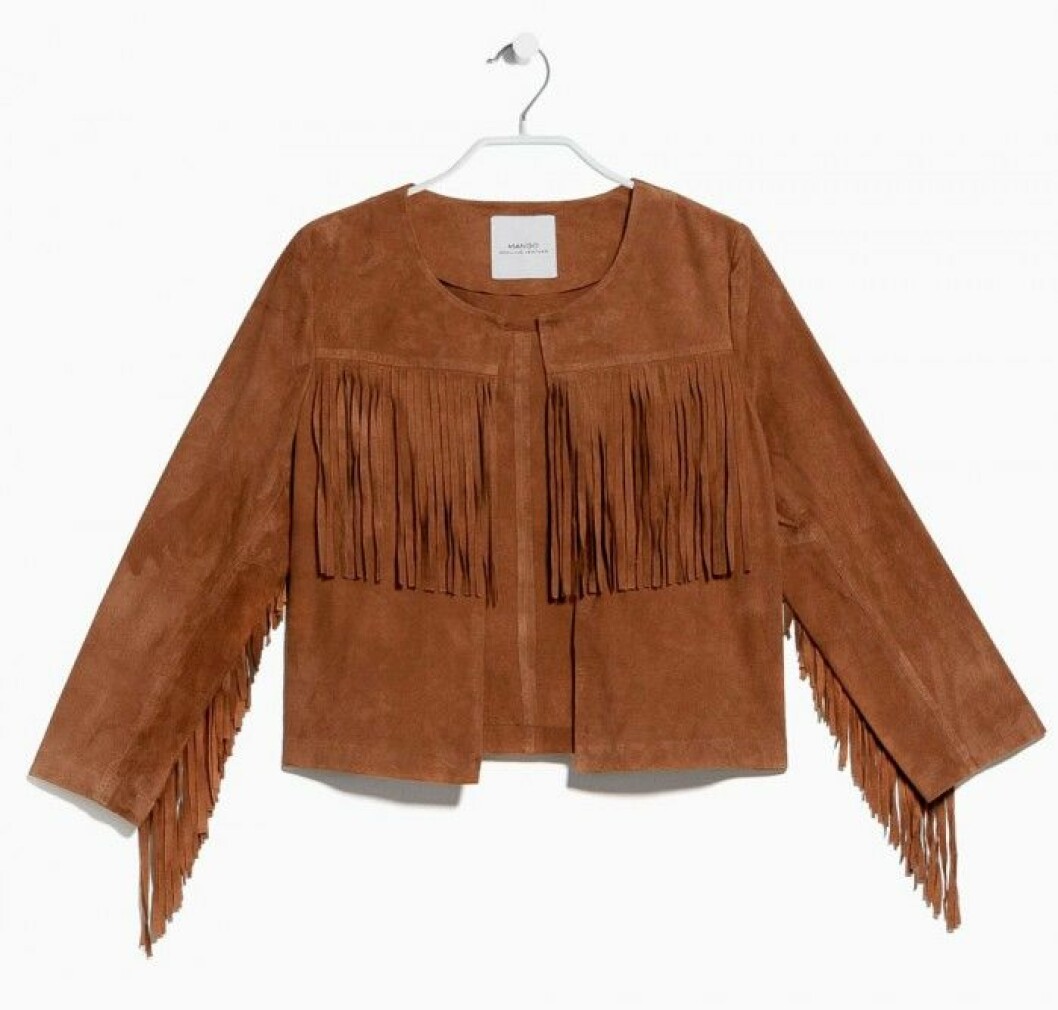 Fransprydd mockajacka i western-stil, 1 299 kr, Mango. Fransprydd mockajacka i western-stil, 1 299 kr, Mango.