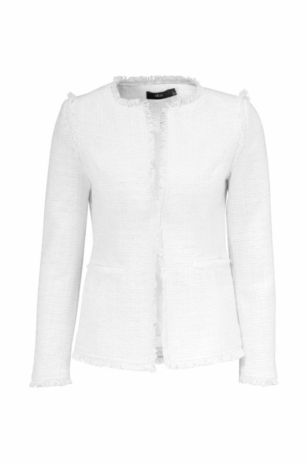 31-5487 554153 BLAZER VIT Vit DAM MODERN Ellos Collection 0293510