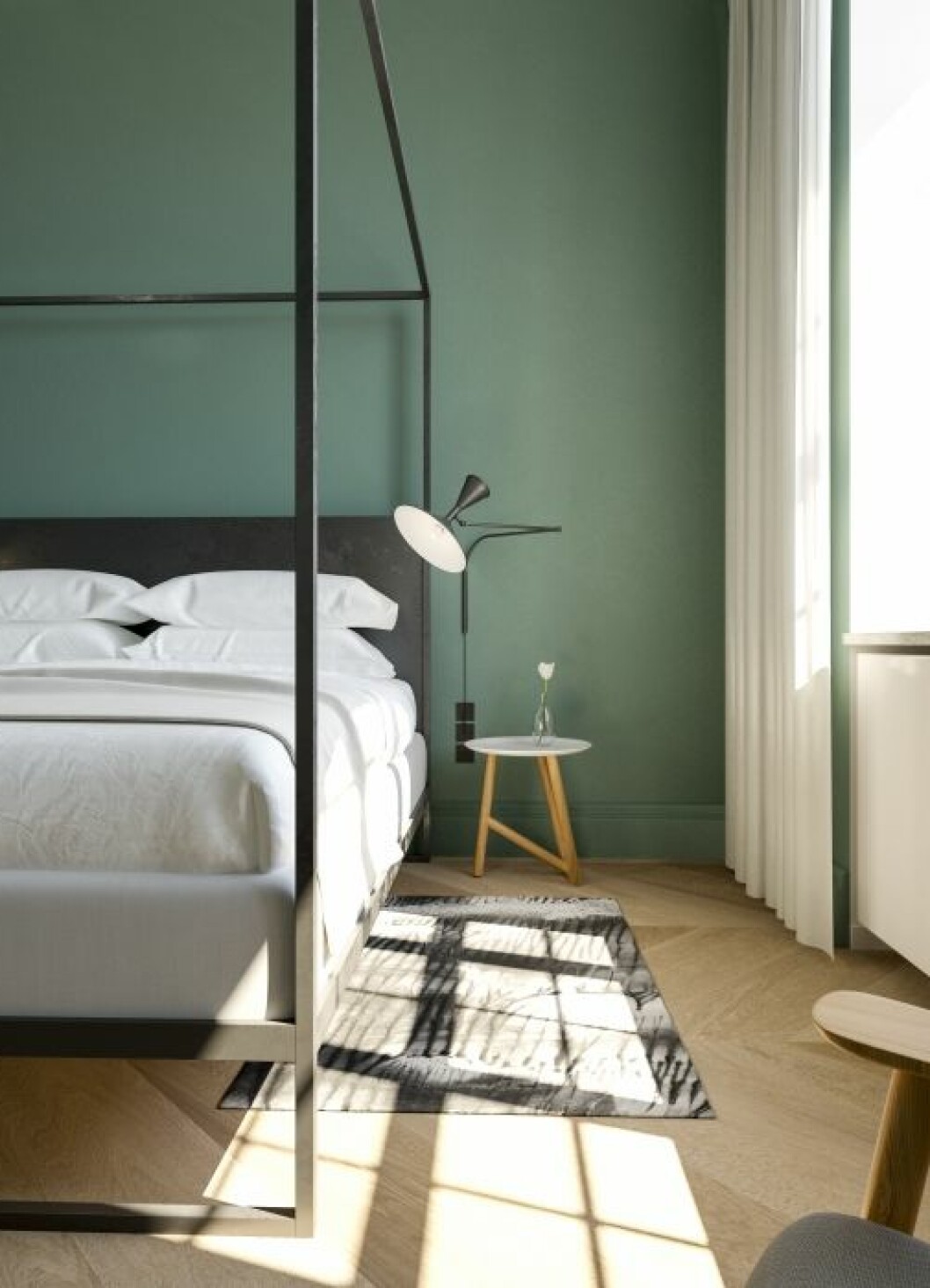 Foto: <a href="http://www.omarsson.se/" target="_blank">Ragnar Ómarsson</a> Styling: <a href="http://stilinspiration.elledecoration.se/" target="_blank">Pella Hedeby</a> för <a href="http://livethemma.ikea.se/morgondimma/" target="_blank">Ikea Livet hemma</a> 03. sovrum-mys
