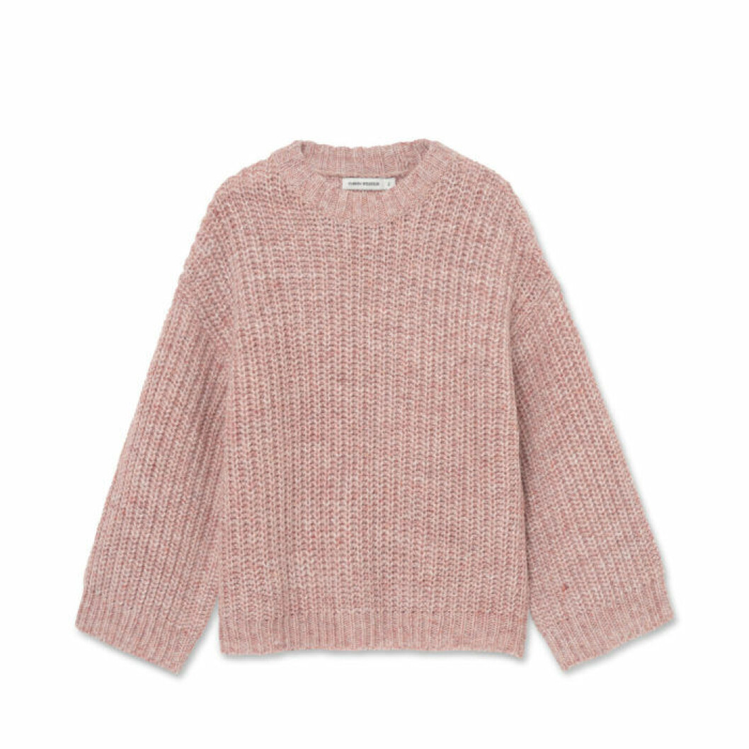 Rosa stickad tröja från Carin Wester/Åhléns
