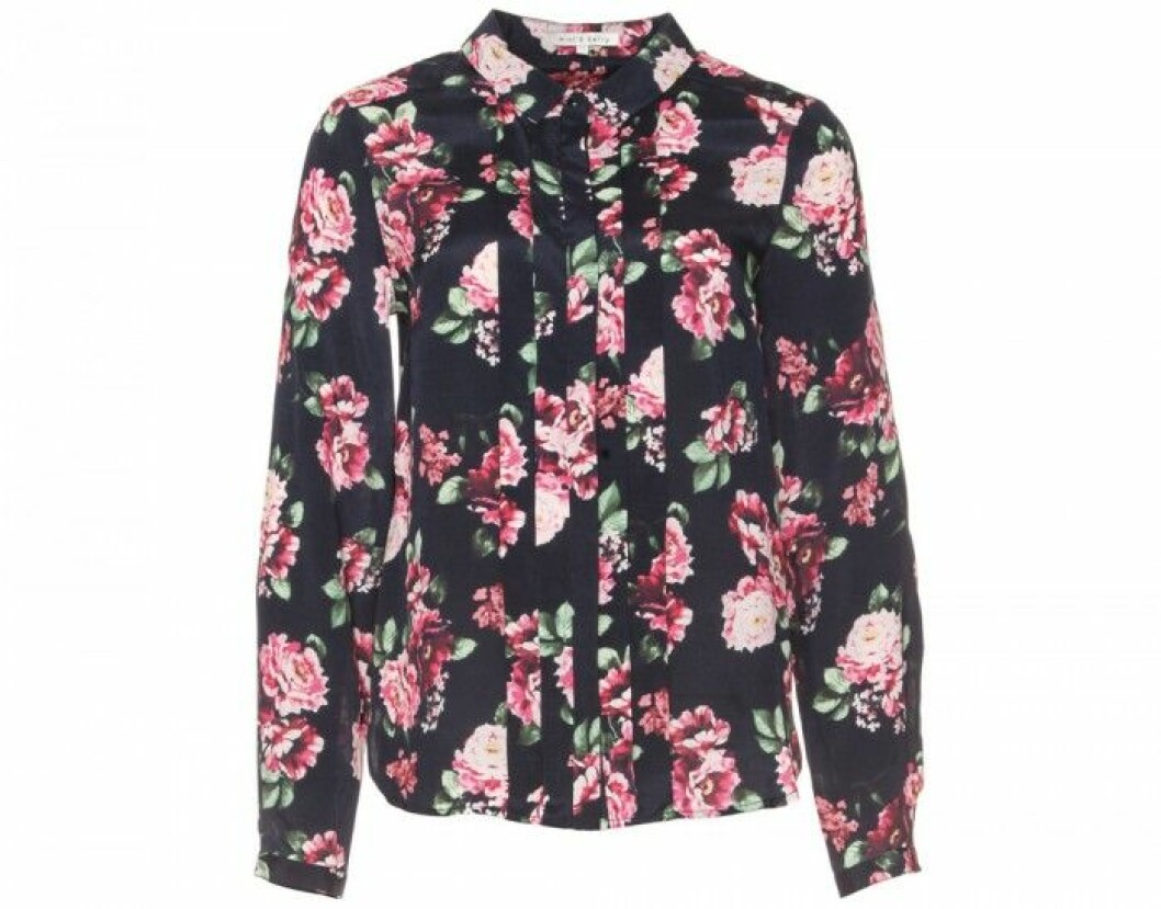 Blommig blus, ca 500 kr, Mint & Berry. Blommig blus, ca 500 kr, Mint & Berry.