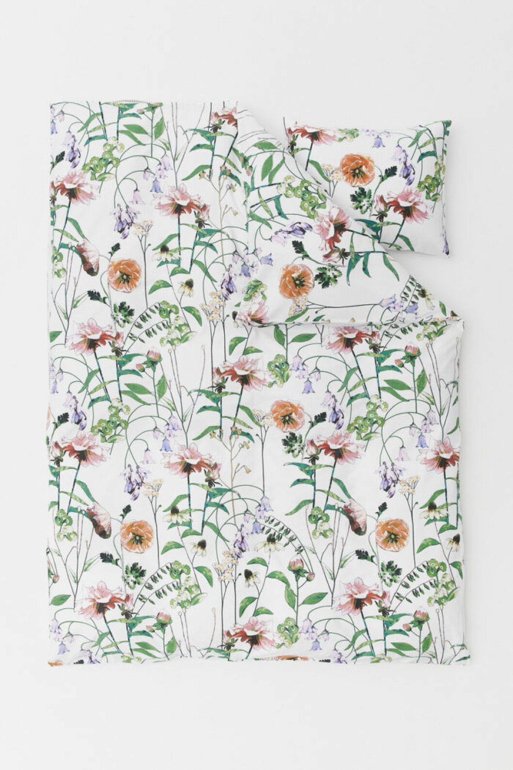 Blommigt bäddset, H&M Home 2019