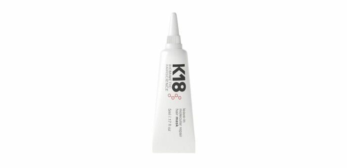 Hårinpackningen Leave-in Molecular Repair Mask från K18.