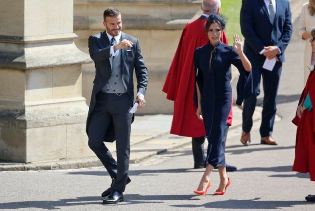 David Beckham and Victoria Beckham.