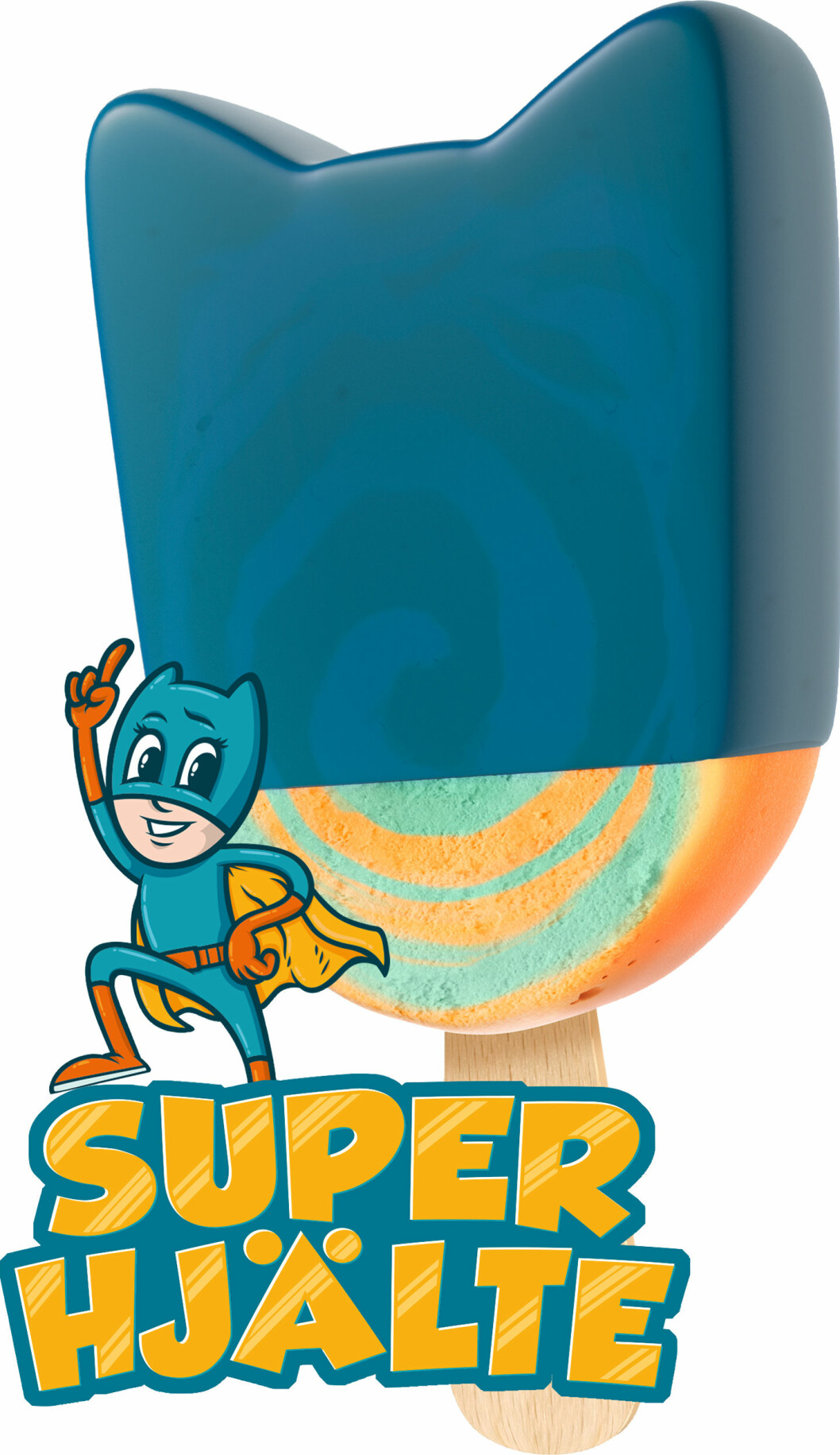 superhjälte glass