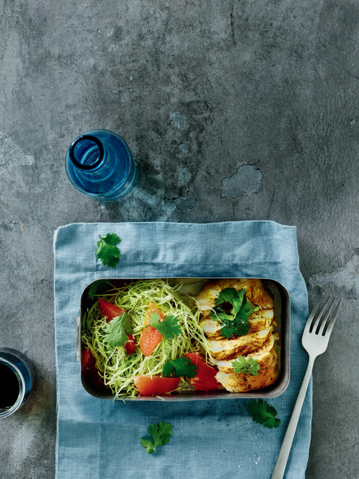 Så fräscht, så enkelt och så gott. Det här skulle man kunna äta varje dag. Kycklingsallad