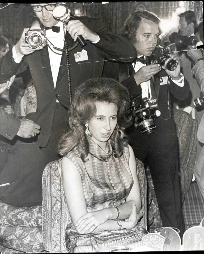 Prinsessan Anne i en vacker frisyr 1971.