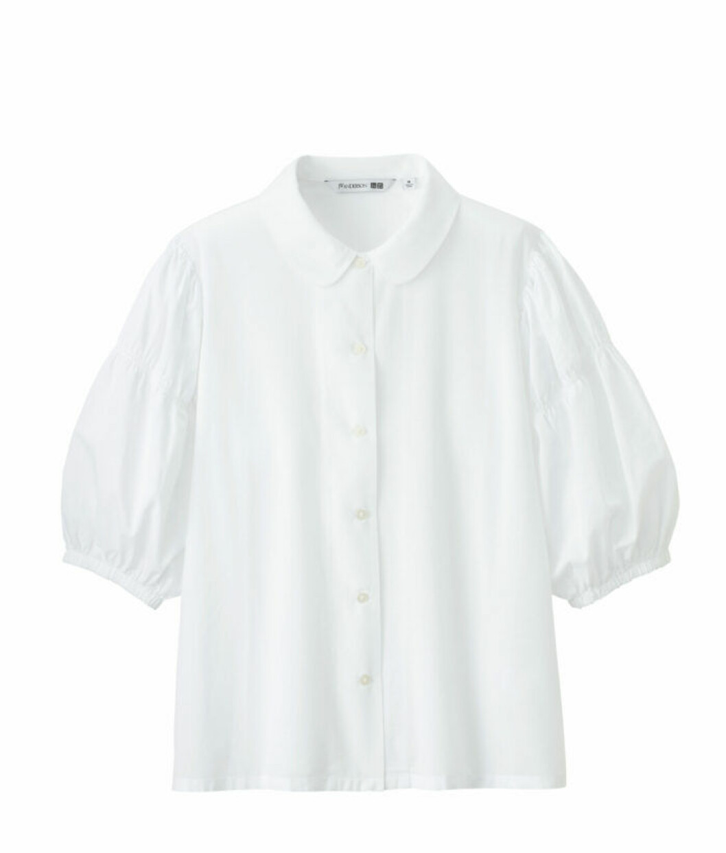 Blus med puffärm