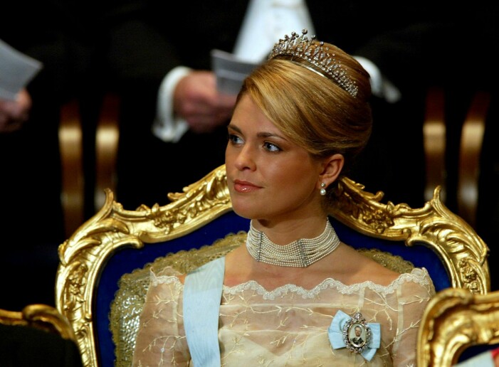 Prinsessan Madeleine vid Nobel 2003.