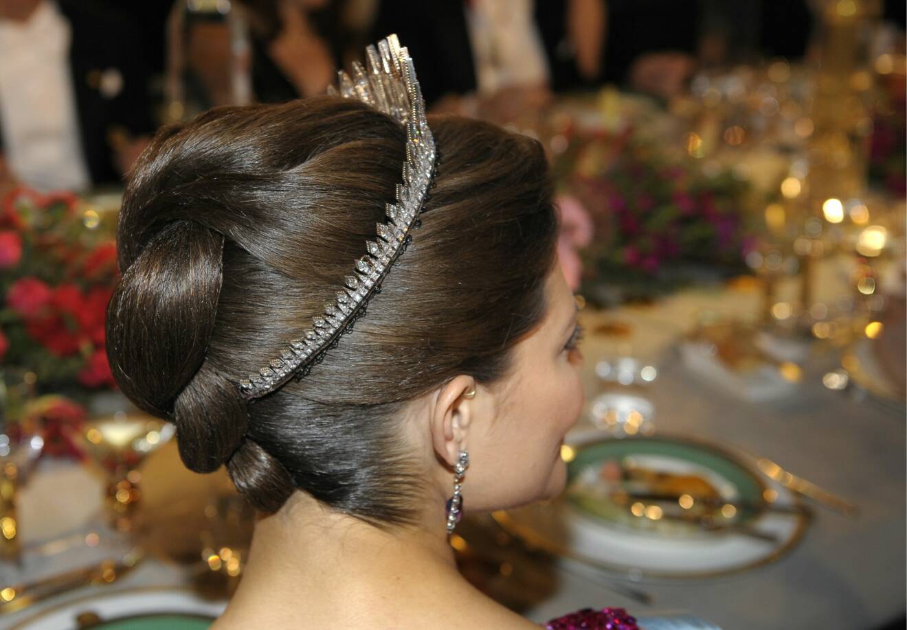 2008 såg Victorias frisyr såhär vacker ut under Nobelfesten