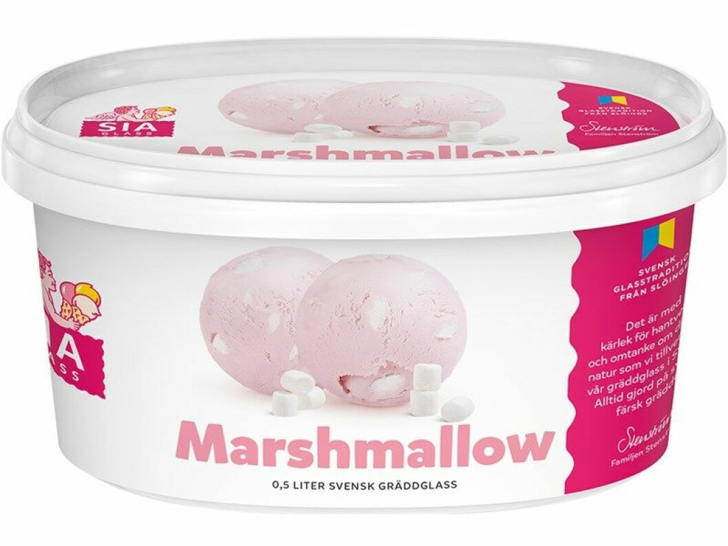 Marshmallow är som en rosa dröm! marshmallow