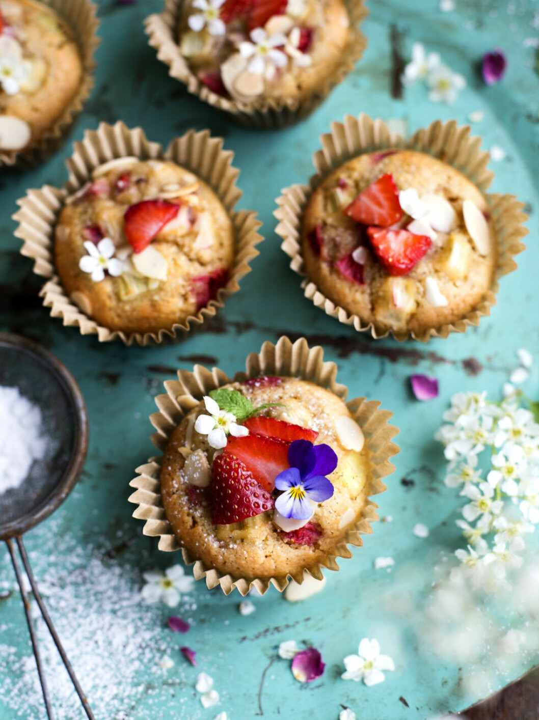 rabarbermuffins
