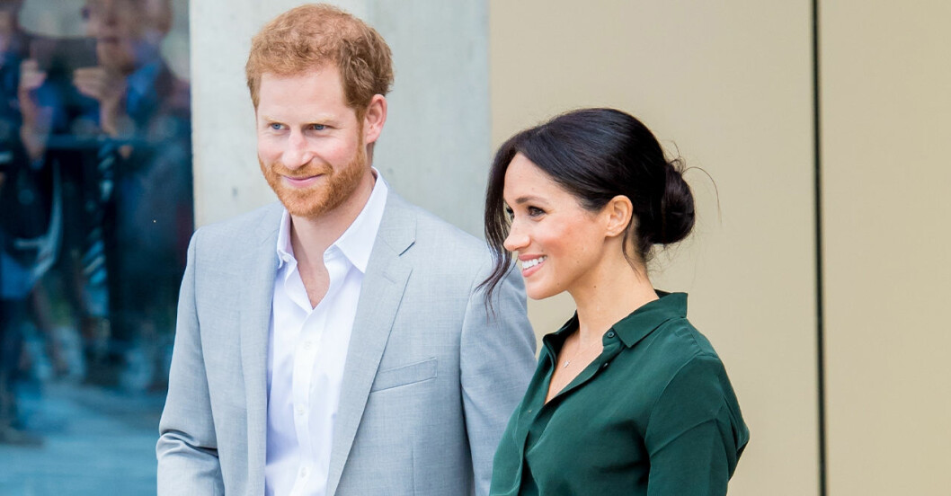 meghan och harry ute på tur