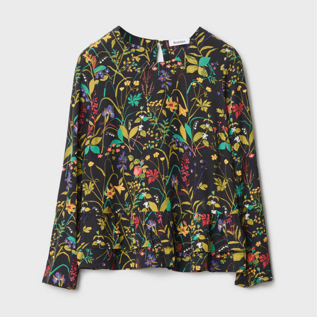 blommig blus 2019