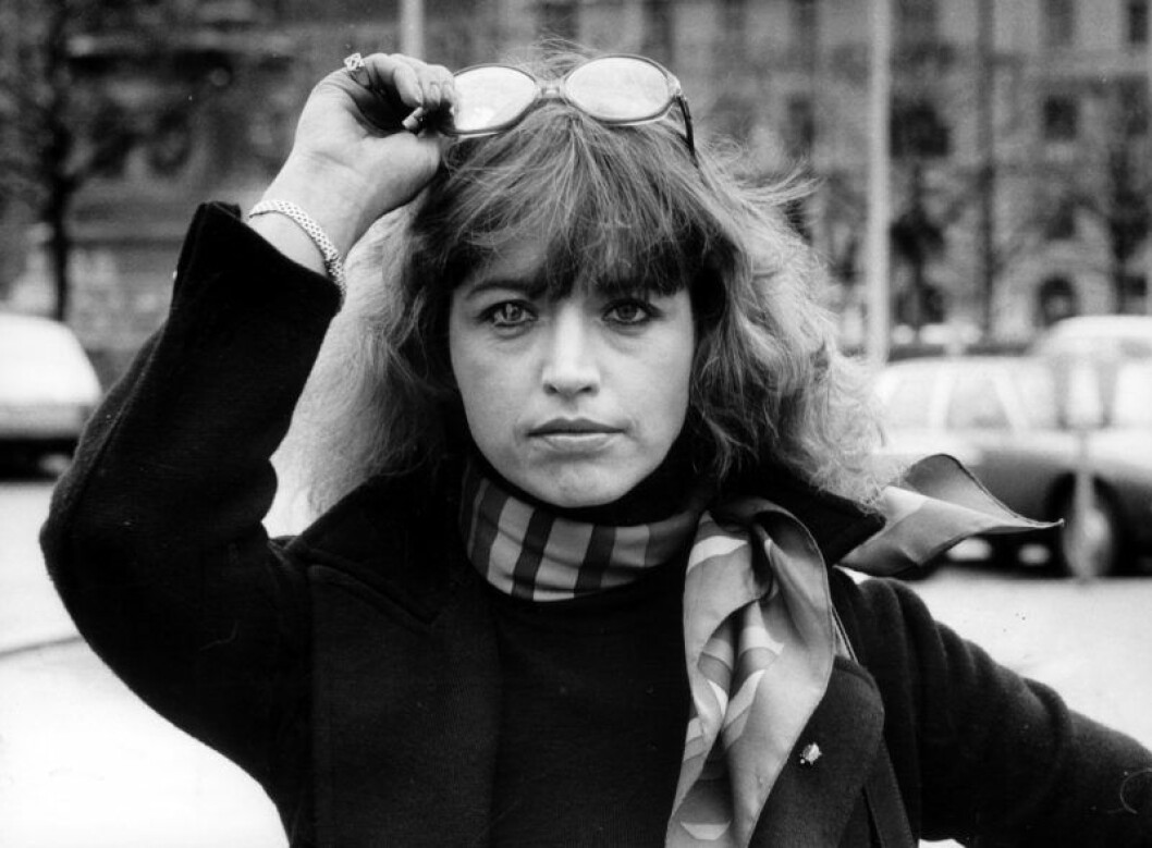 Sångerskan Barbro ”Lill-Babs” Svensson 1977.