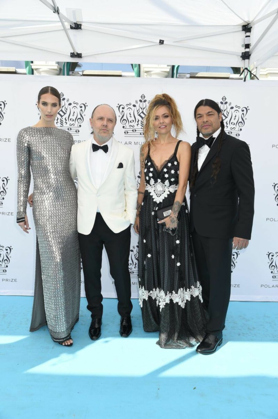 Jessica Miller, Lars Ulrich, Robert Trujillo, Chloe Trujillo