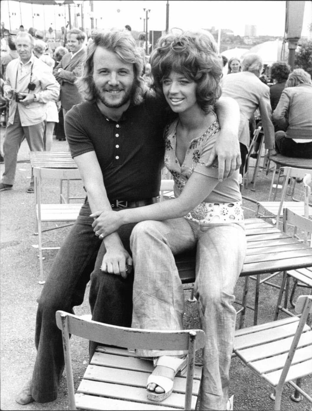Benny Andersson och Barbro Svensson 1977.