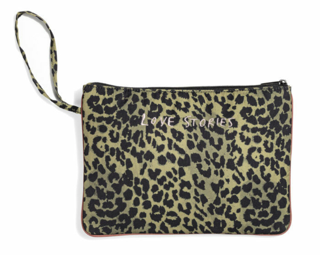 H&M x Love Stories leopardmönstrad necessär