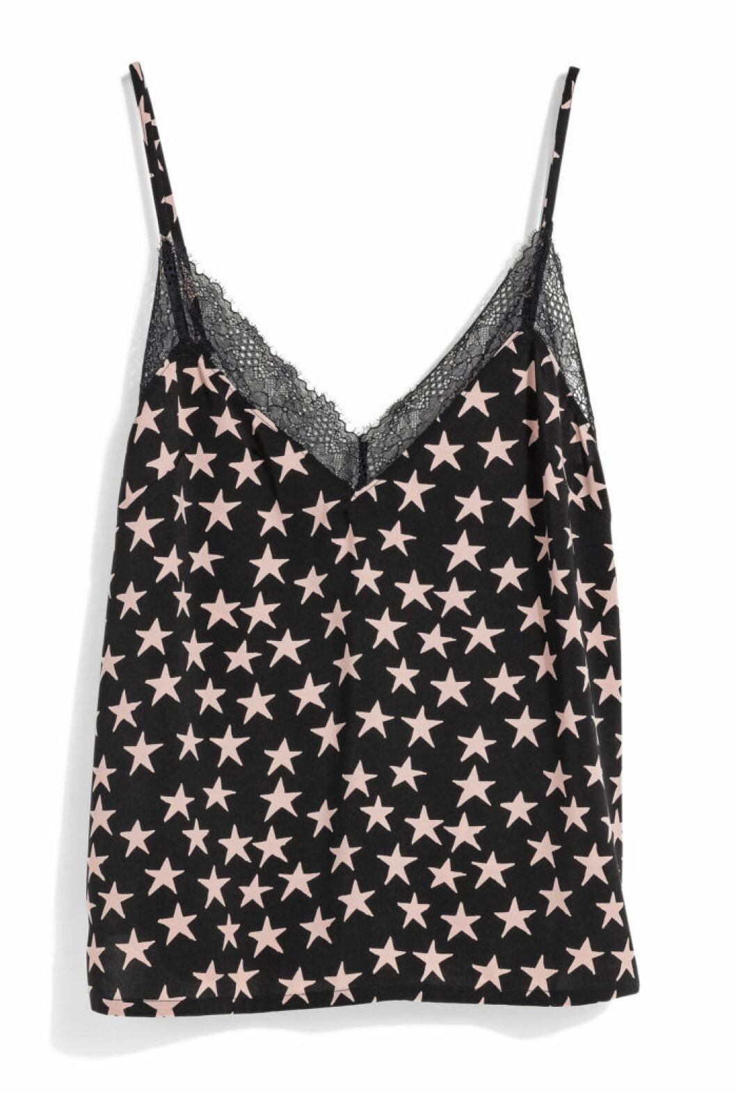 H&M x Love Stories slip-nattlinne med stjärnor