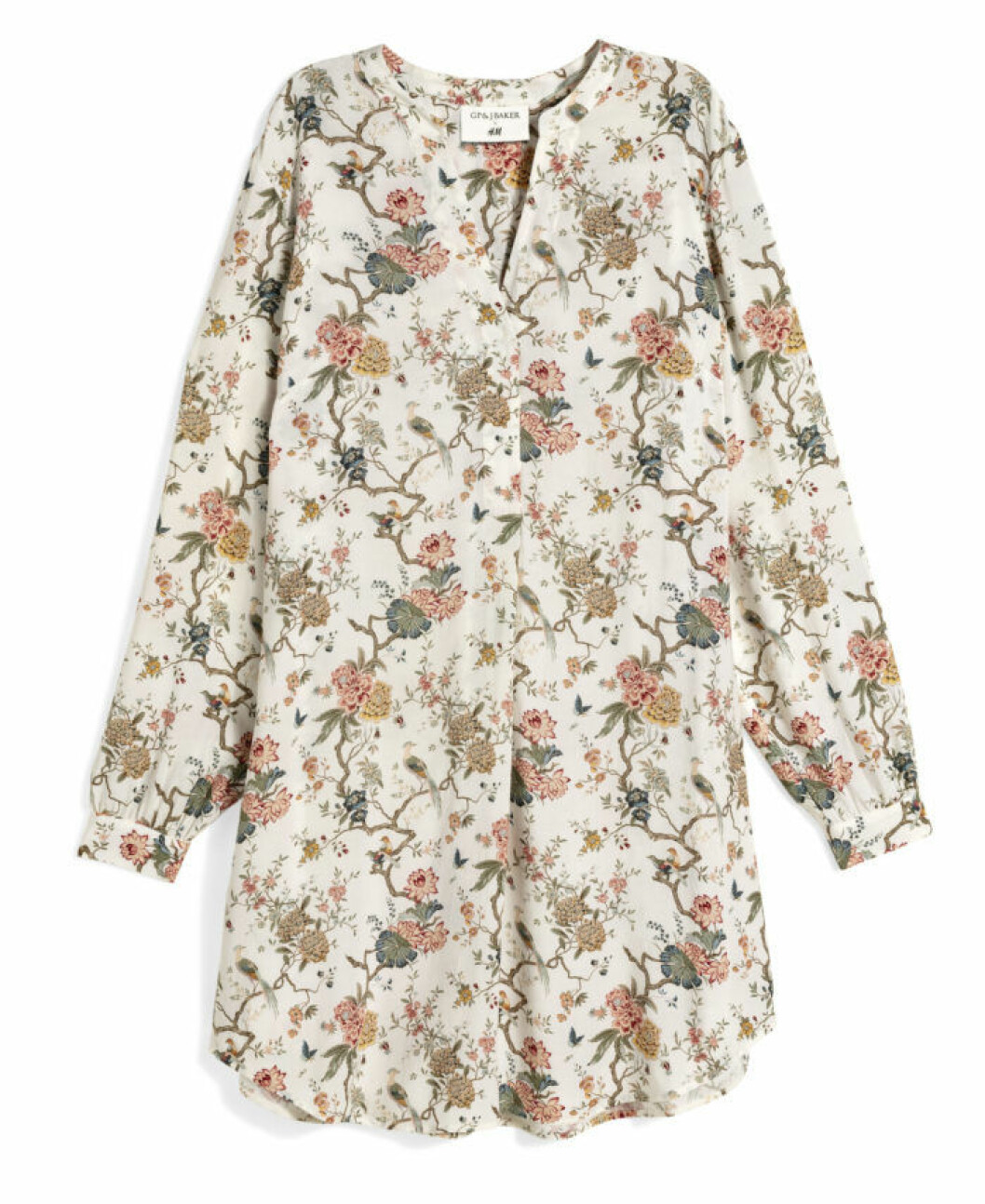 H&M GP & J Baker blomönstrad skjortklänning