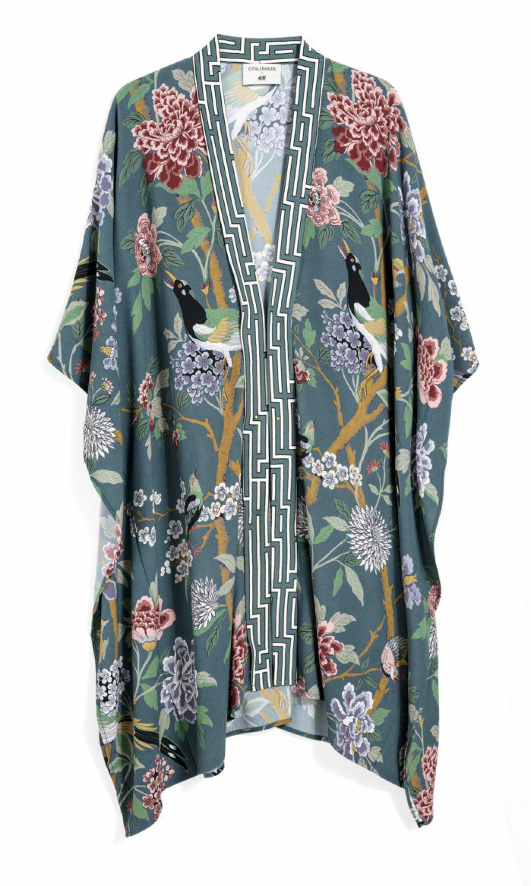 H&M GP & J Baker grön kaftan