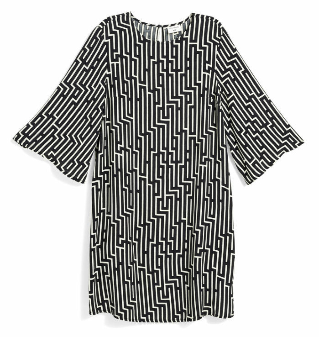 H&M GP & J Baker geometriskt mönstrad klänning