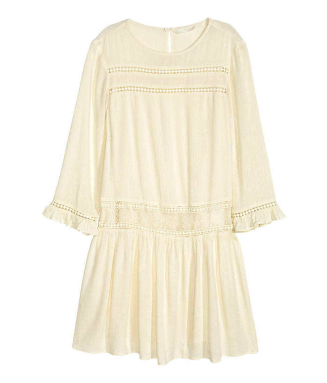 <a href="http://www.hm.com/se/product/44399?article=44399-D" target="_blank">Romantisk</a>, 399 kr, H&M. vit-romantisk-klanning-hm