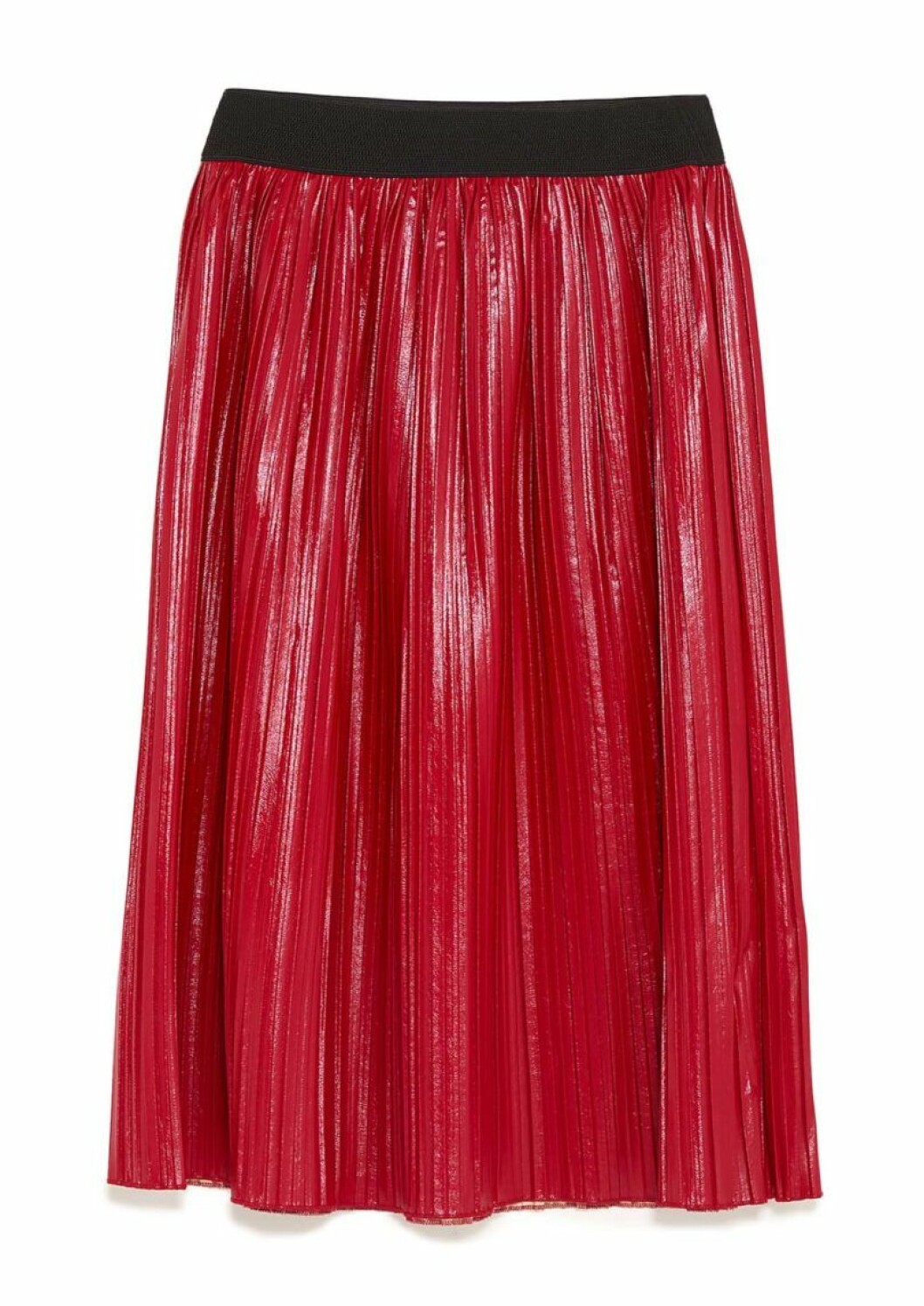 <a href="https://www.zara.com/se/sv/plisserad-kjol-med-vaxad-effekt-p04387259.html?v1=7118533&v2=1074619">Plisserad kjol</a>, 399 kr, Zara. röd-kjol-ålisserad-zara