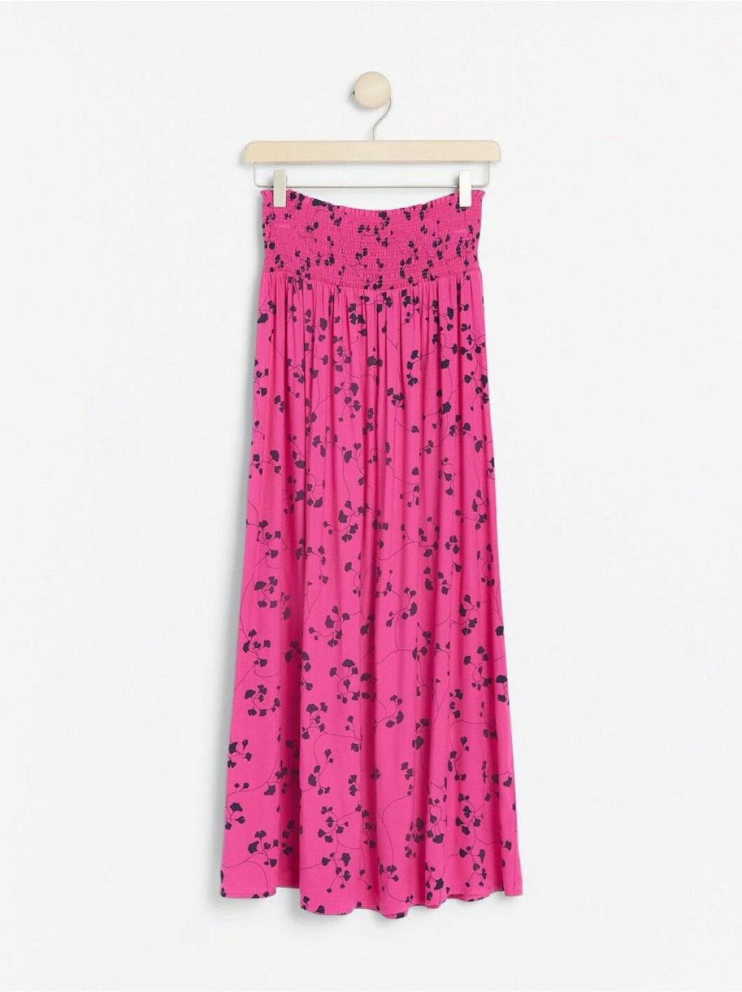 kjol blommor rosa