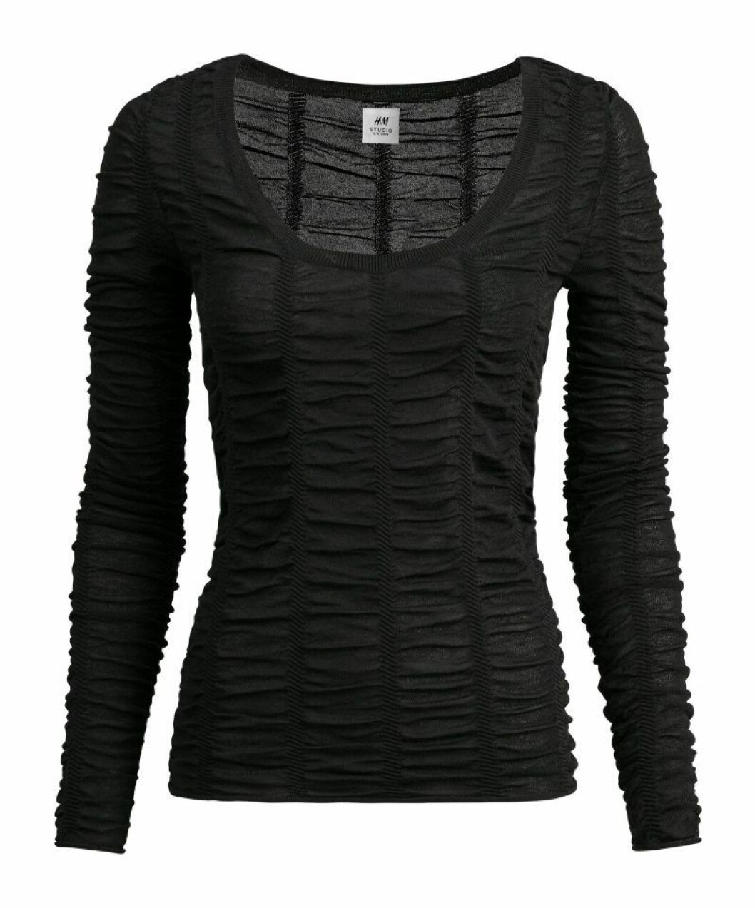 Svart topp H&M Studio SS20