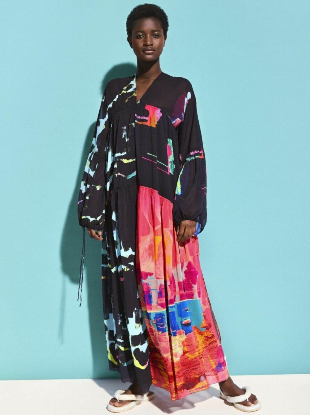 Färgglad klänning H&M Studio SS20
