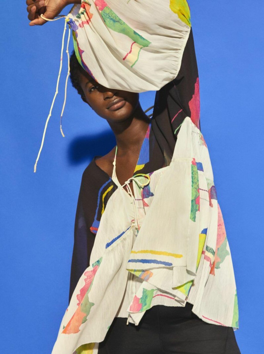 H&M Studio SS20 blus med volym