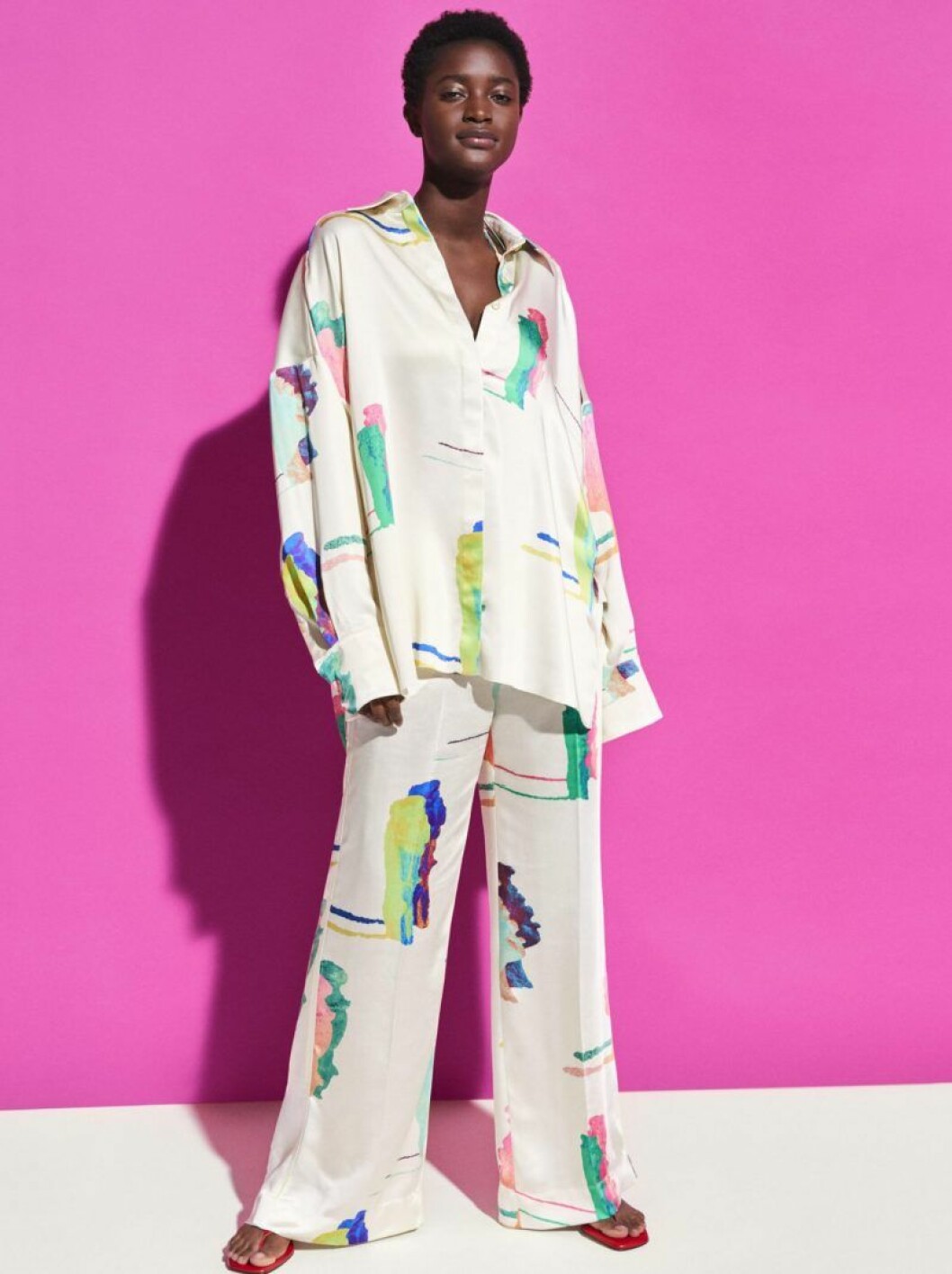 Sidenset från H&M Studio SS20