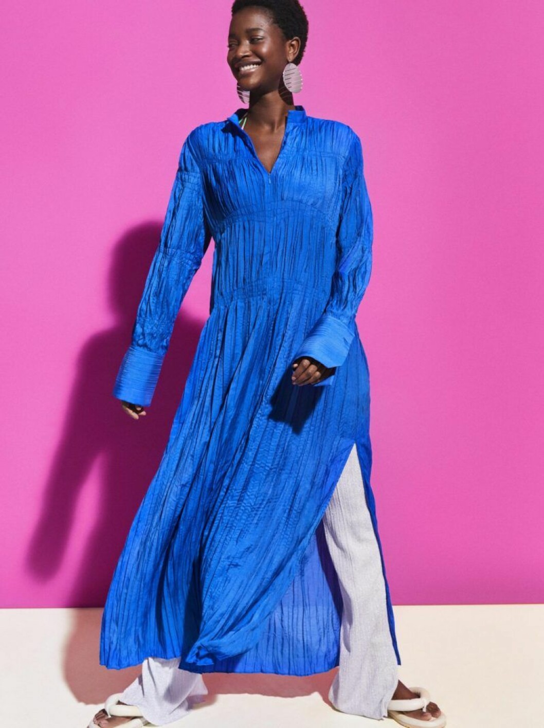 Klänning med slits H&M Studio SS20