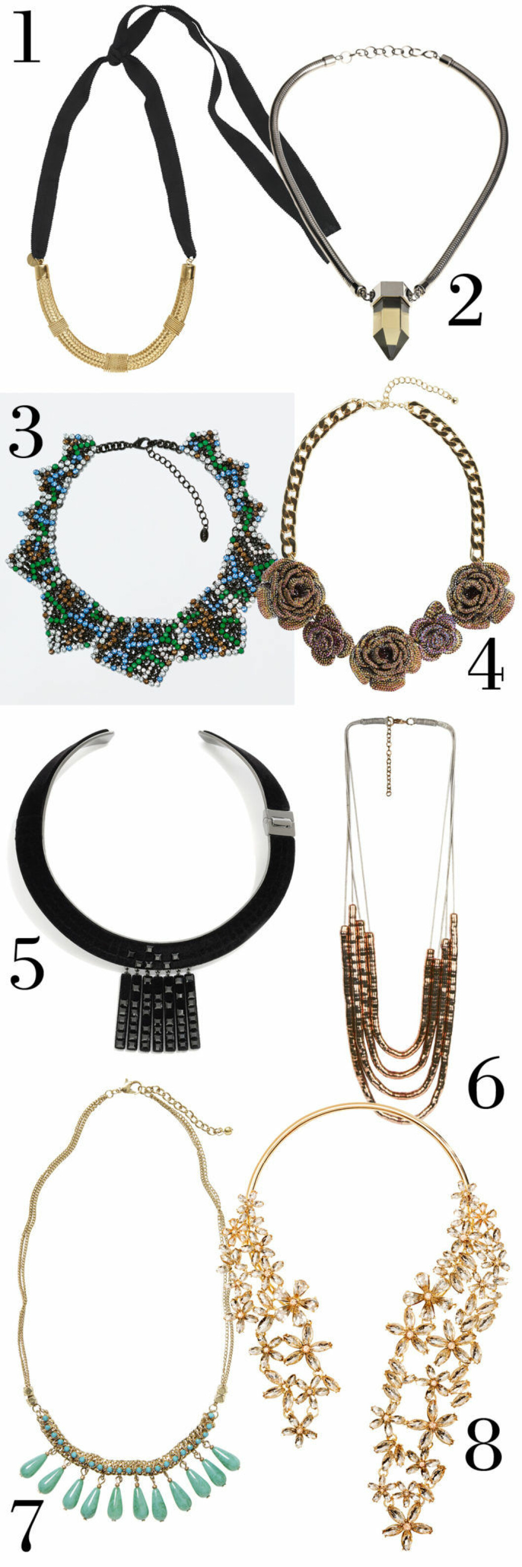 8 Snygga halsband