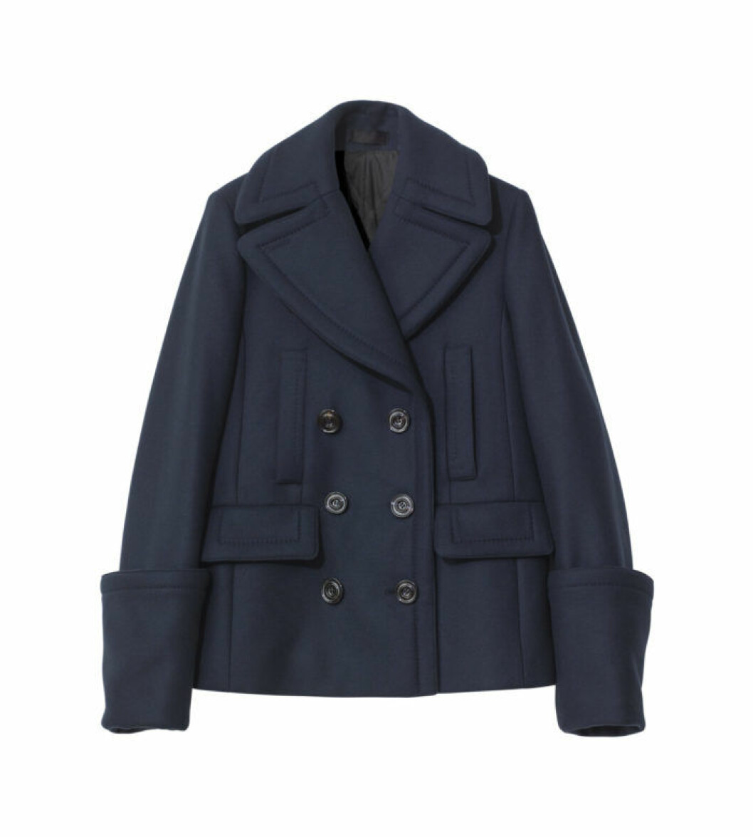 Mörkblå jacka, 799 kr. Mörkblå jacka h&m studio aw18