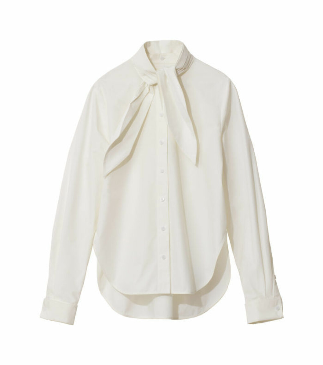 Vit knytblus, 599 kr. vit knytblus h&m studio aw18