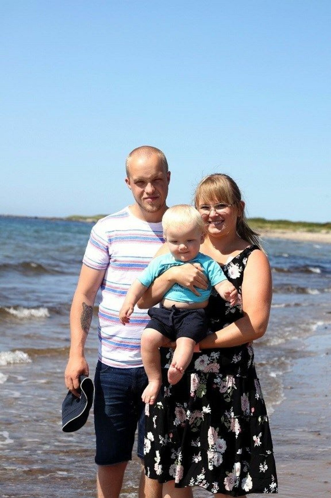 I maj 2018 blev Emmy Tegelström och hennes Marcus föräldrar till lille Joel. Foto: Privat