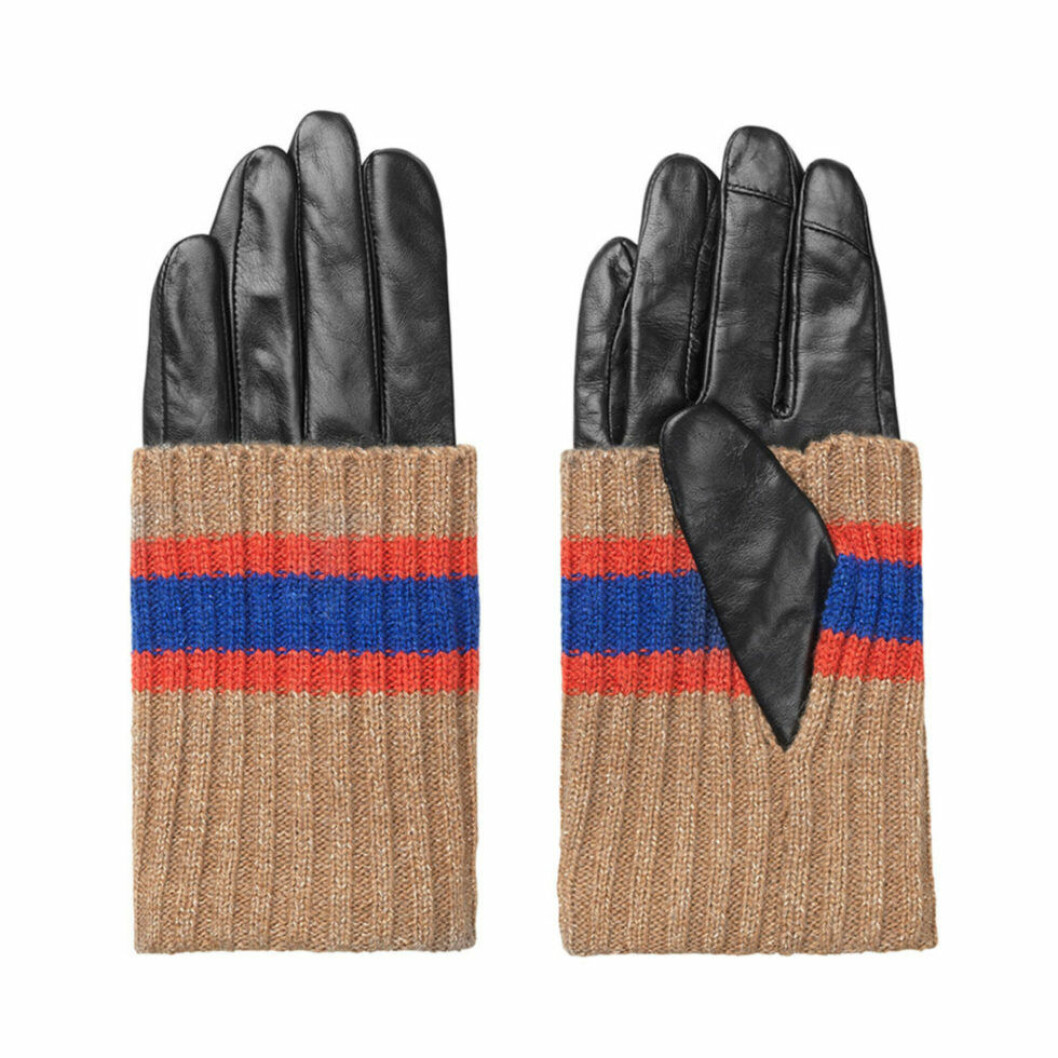 stickade skinnhandska