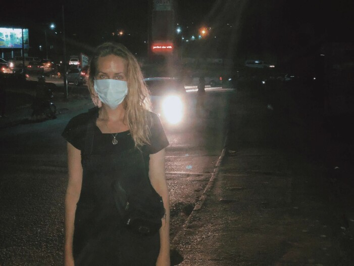 Moa Lindgren befann sig i Kampala, Uganda, när cornaviruset tog fart.