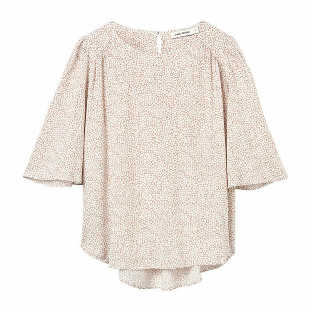 Mönstrad oversize topp