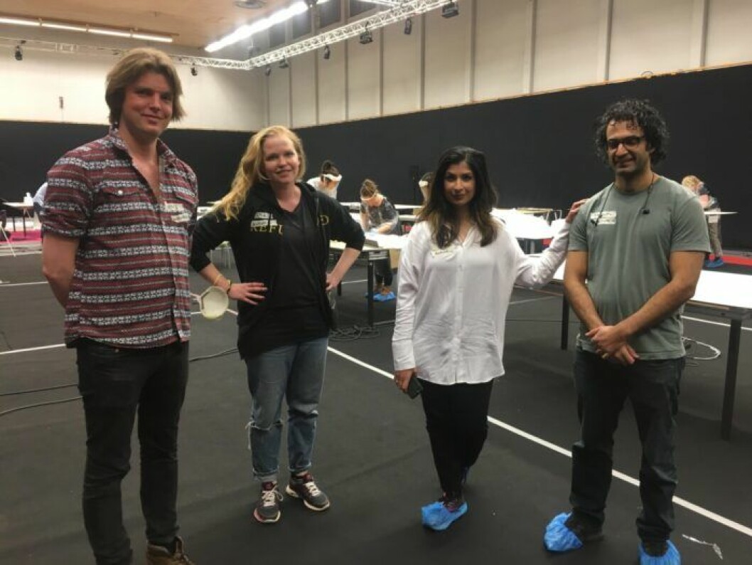 Jens Peterson Berger, Lisa Peterson Berger, Soraya Hashim och Farouk Hashim.