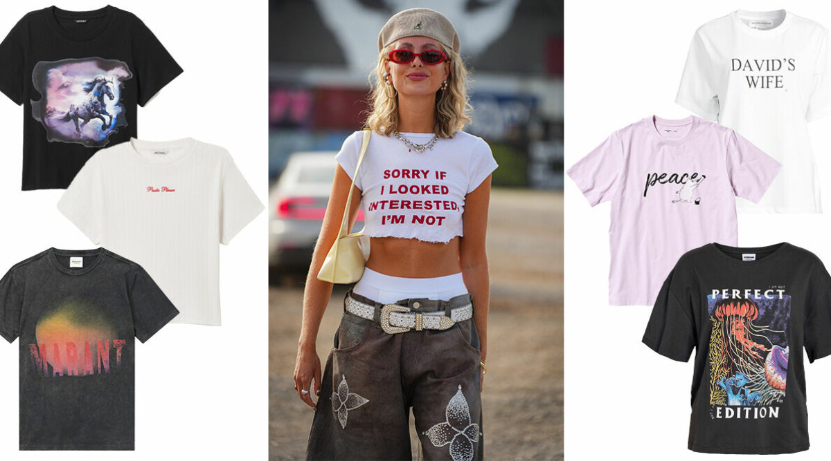 T-shirt med tryck – 10 favoriter för dam