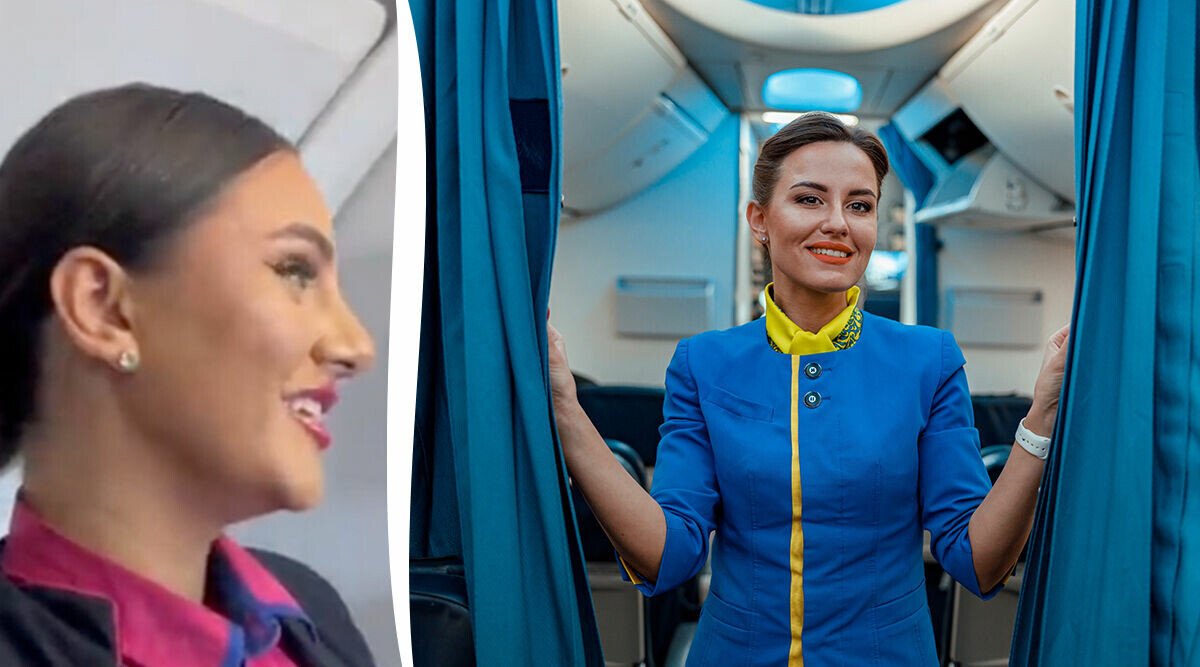 Dolda anledningen till flygvärdinnornas gest