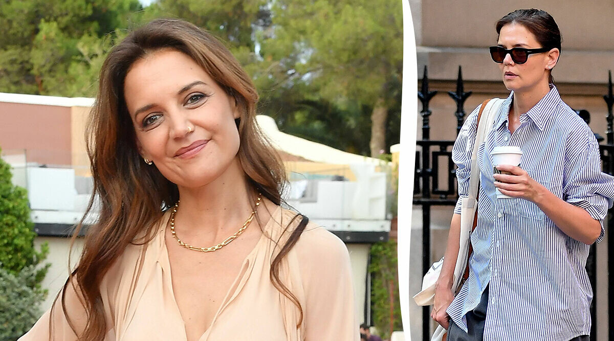 Katie Holmes extrema jeans får folk att höja på ögonbrynen