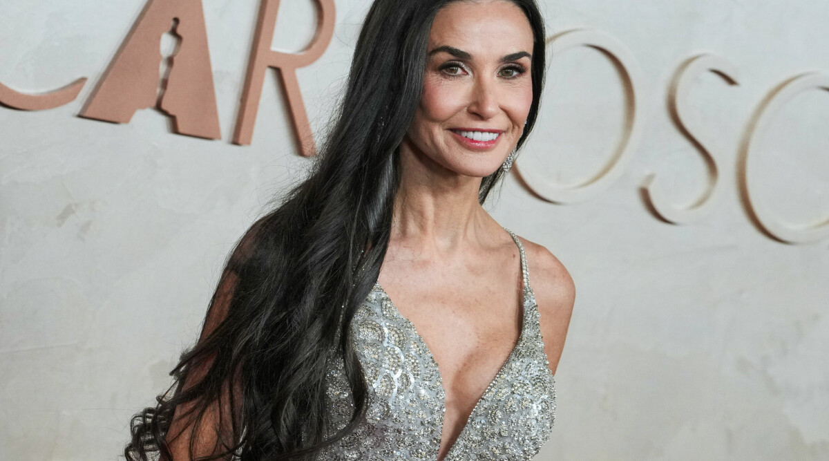 Så fick Demi Moore sin magiska hy på Oscars-galan