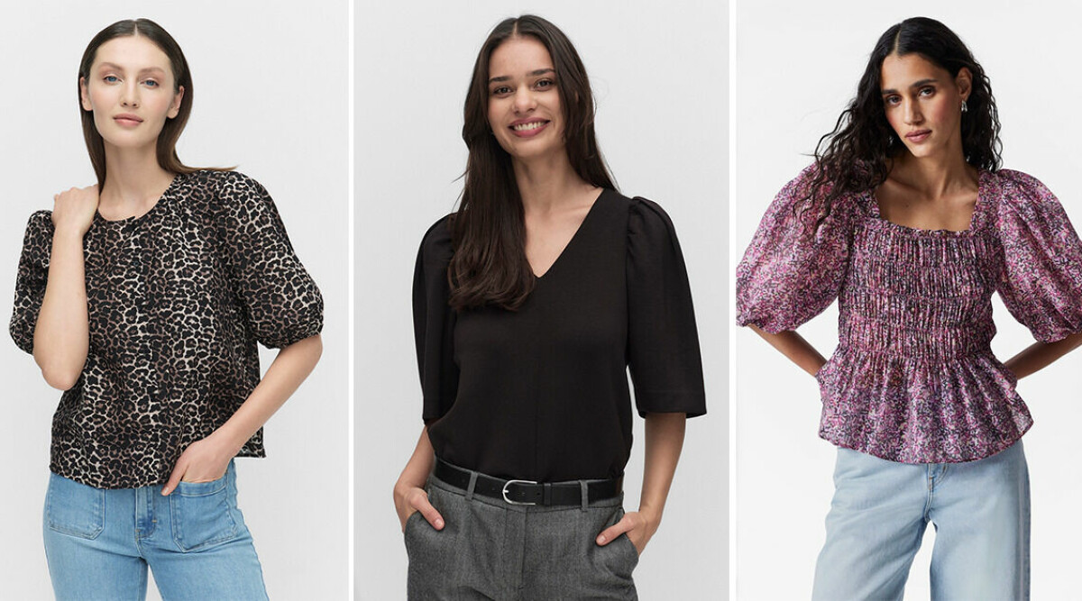 Blus med puffärm — 10 stilsäkra köp till vardags och fest