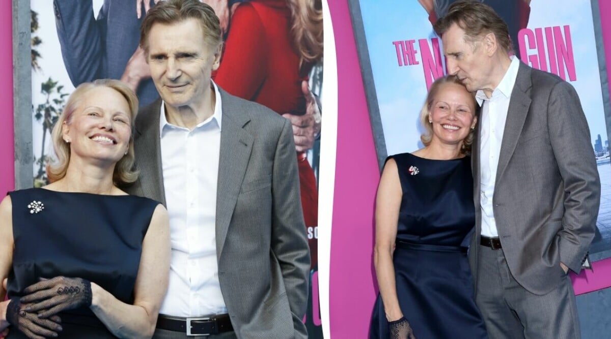 Pamela Anderson och Liam Neeson är ett par – orden om varandra