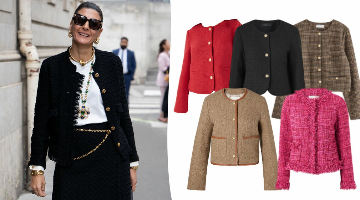 Bouclé-jacka – 12 snygga dräktjackor som lyfter din look